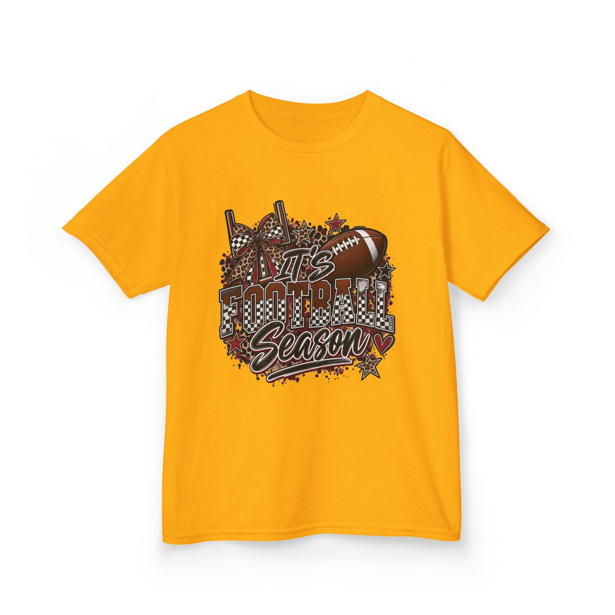 Kids Tee — 'It's Football Season' Graphic Shirt