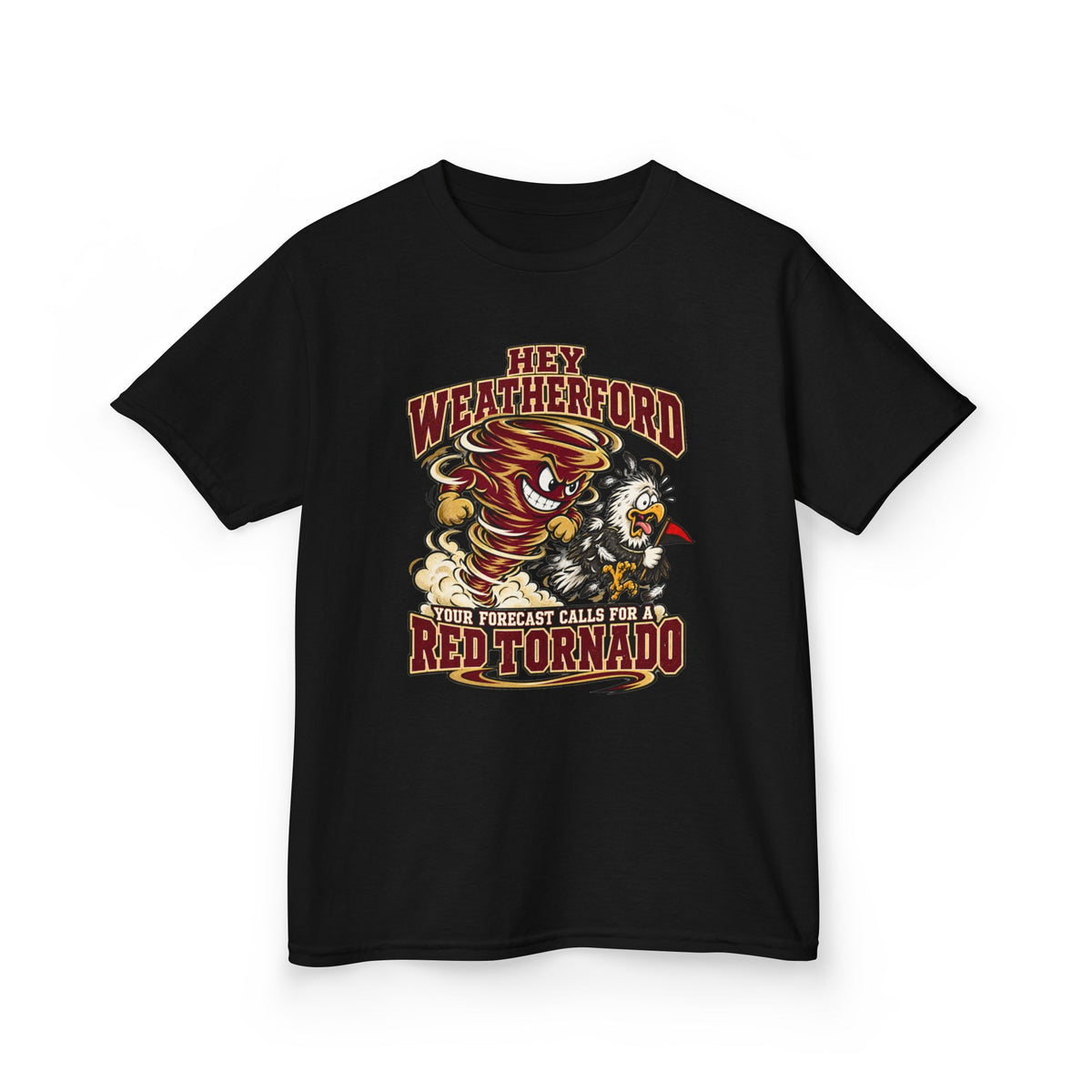 Kids Red Tornado Tee- Custer county conflict