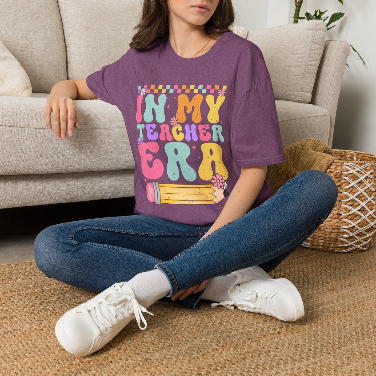Retro 'In My Teacher Era' Graphic T-Shirt — Cute Teacher Appreciation Tee