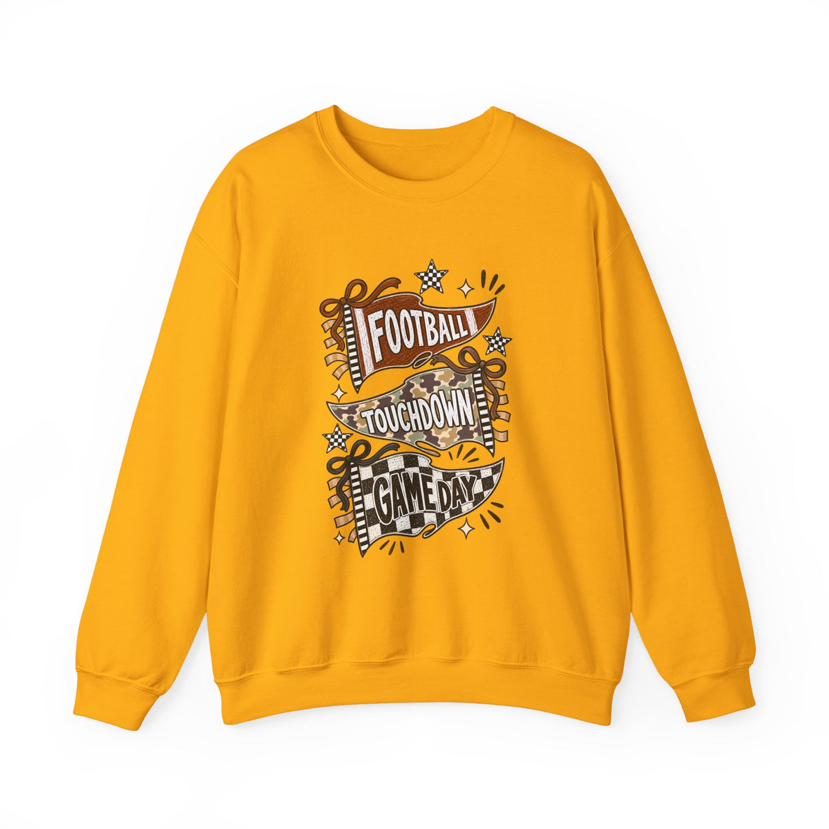 Football Touchdown Game Day Crewneck Sweatshirt
