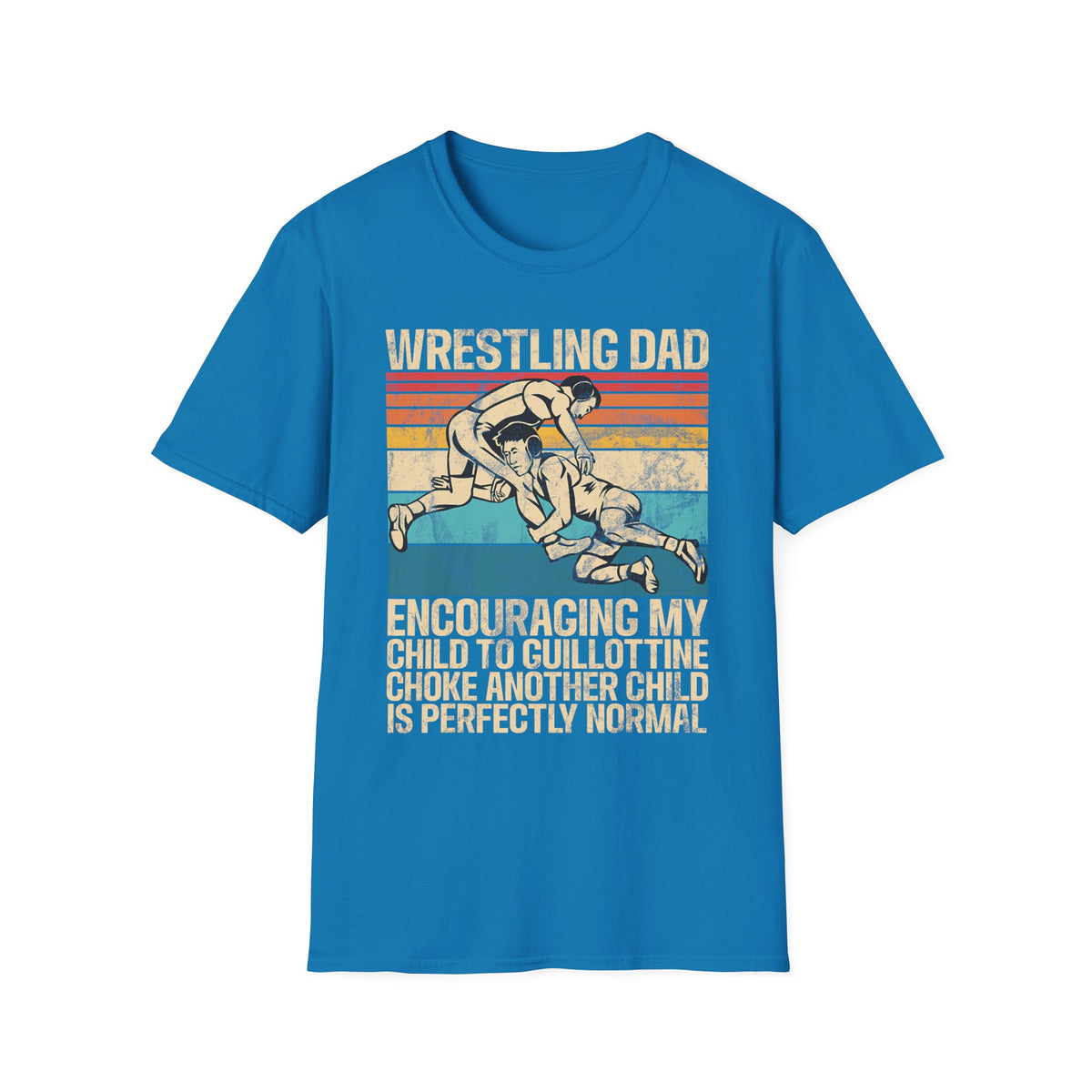 Wrestling Dad T-Shirt – Vintage Retro Wrestling Design for Proud Coaches & Parents