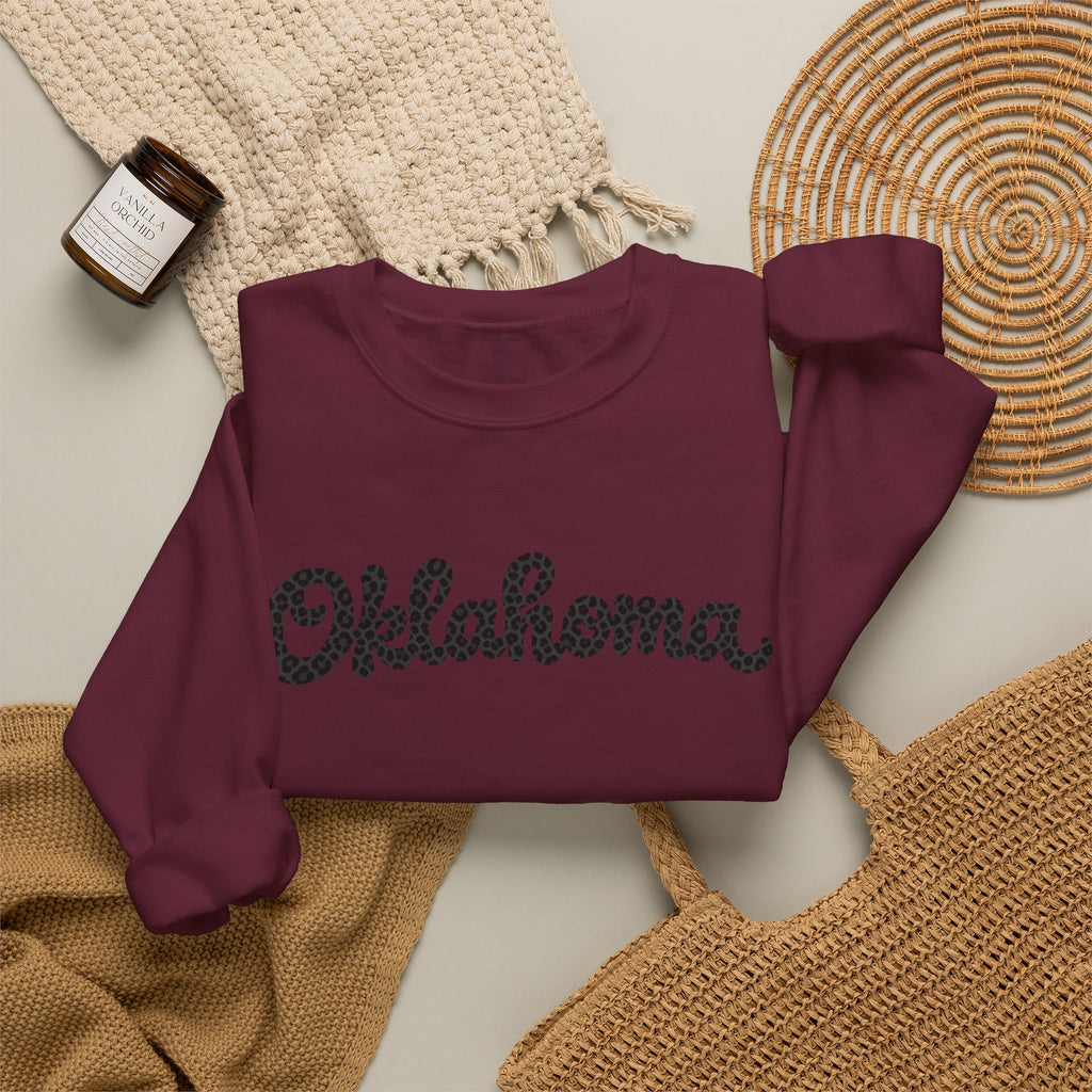 Oklahoma Script Crewneck Sweatshirt