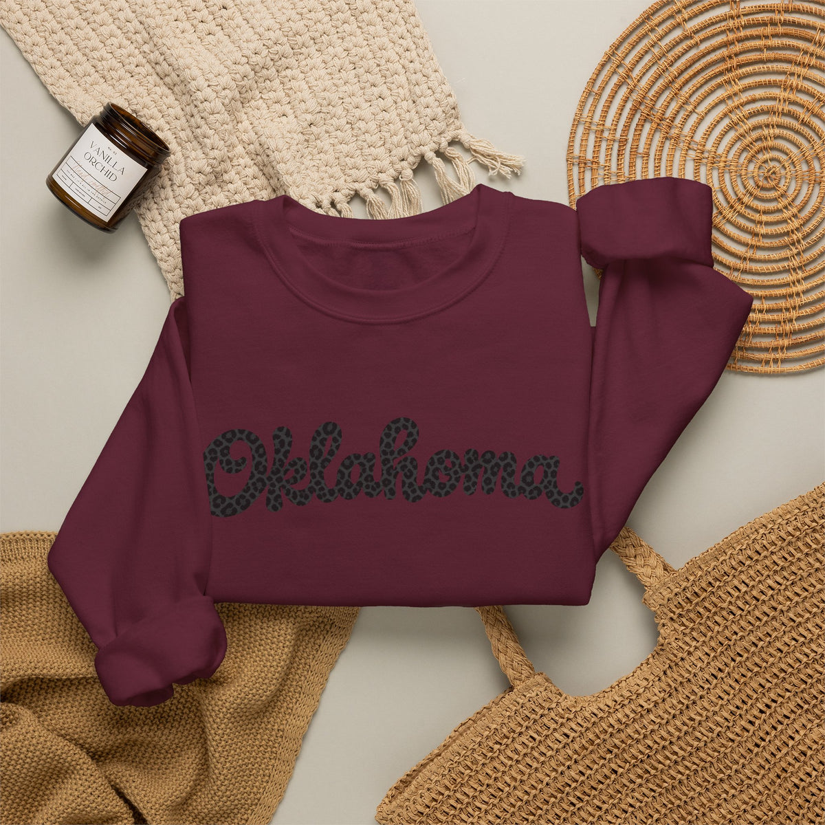 Oklahoma Script Crewneck Sweatshirt