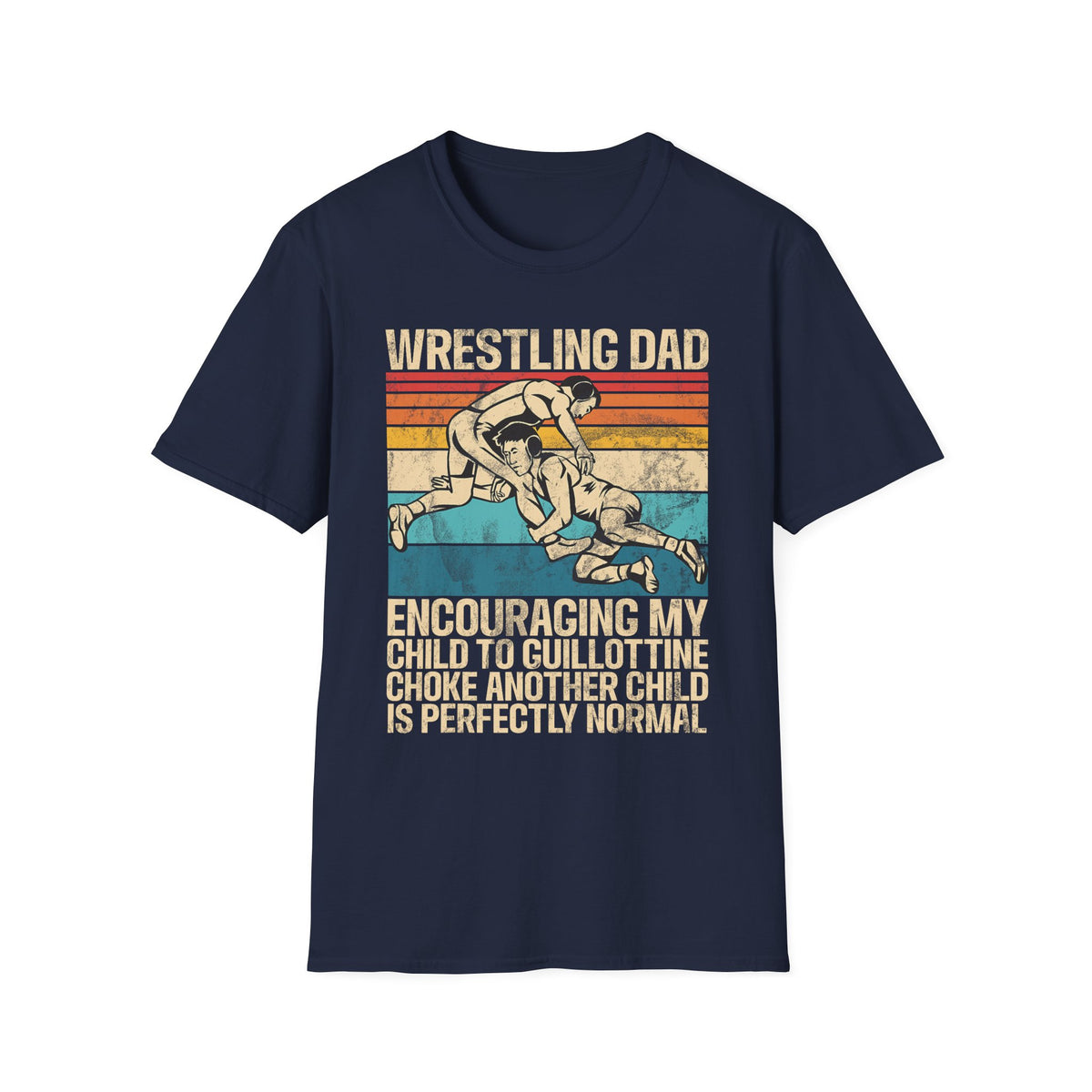 Wrestling Dad T-Shirt – Vintage Retro Wrestling Design for Proud Coaches & Parents