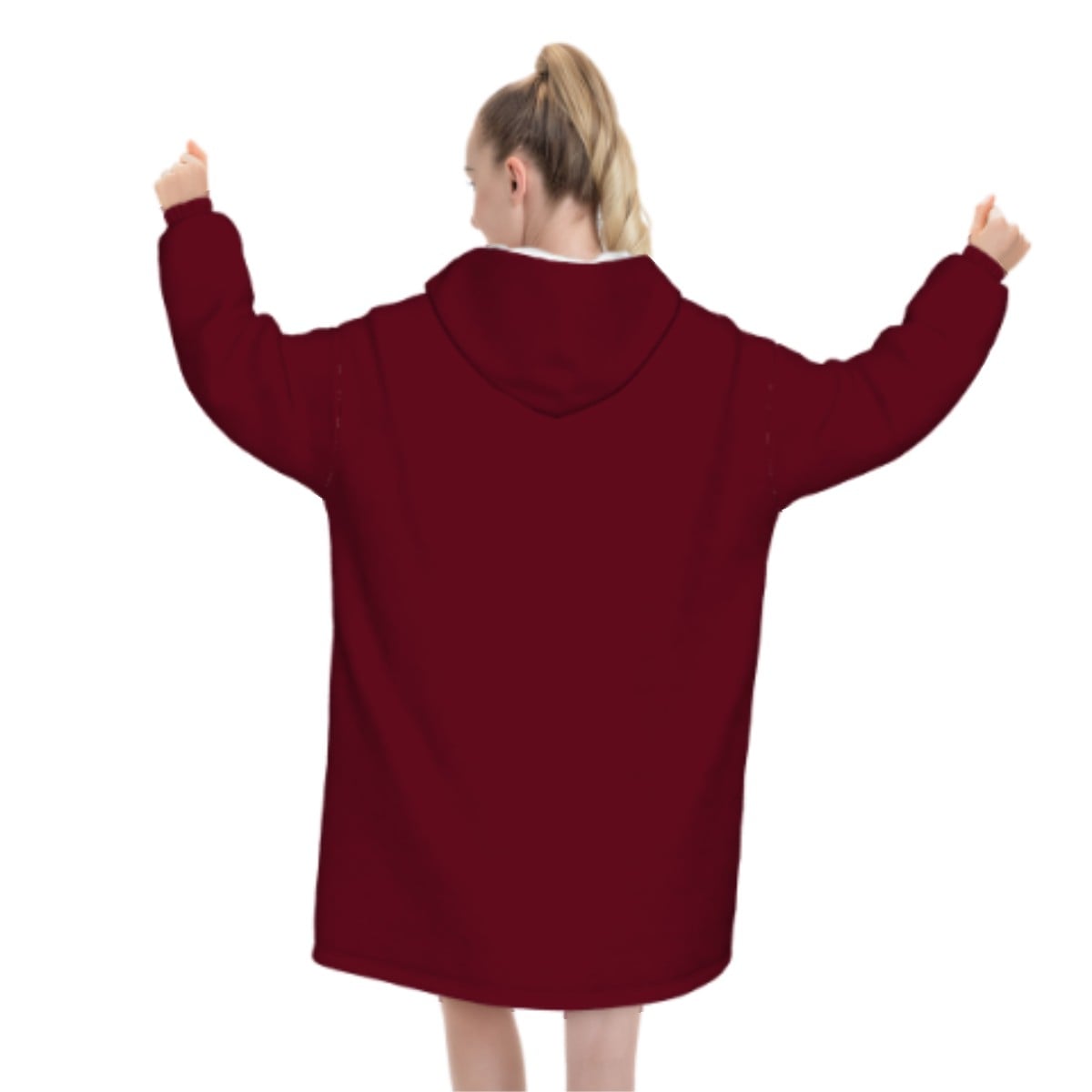 Adult Blanket Hoodie Clinton Wrestling