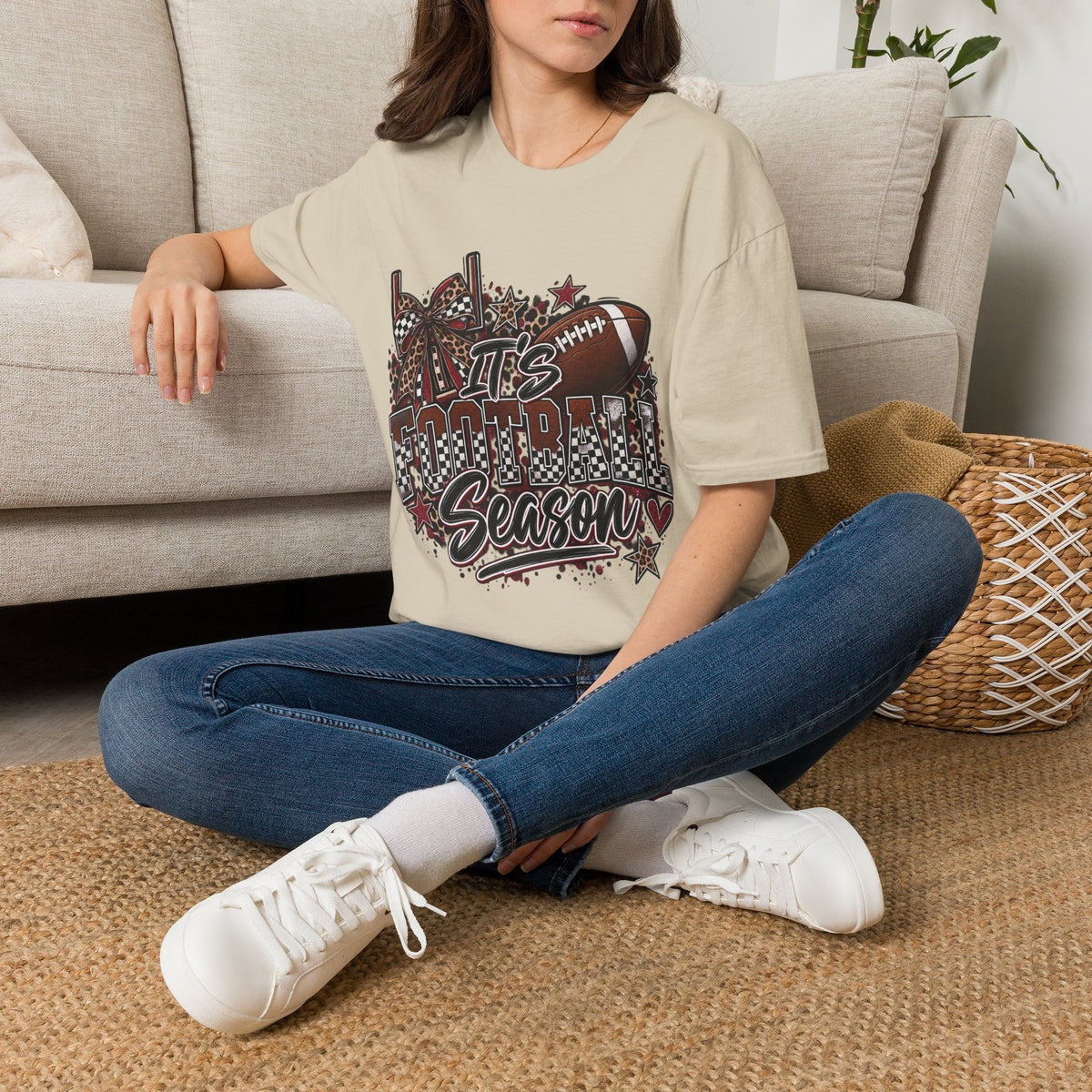 Football Season Graphic T-Shirt – "It's Football Season" Game Day Tee