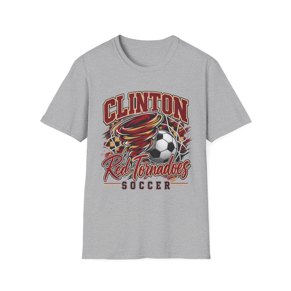 Clinton Red Tornados Soccer T-Shirt