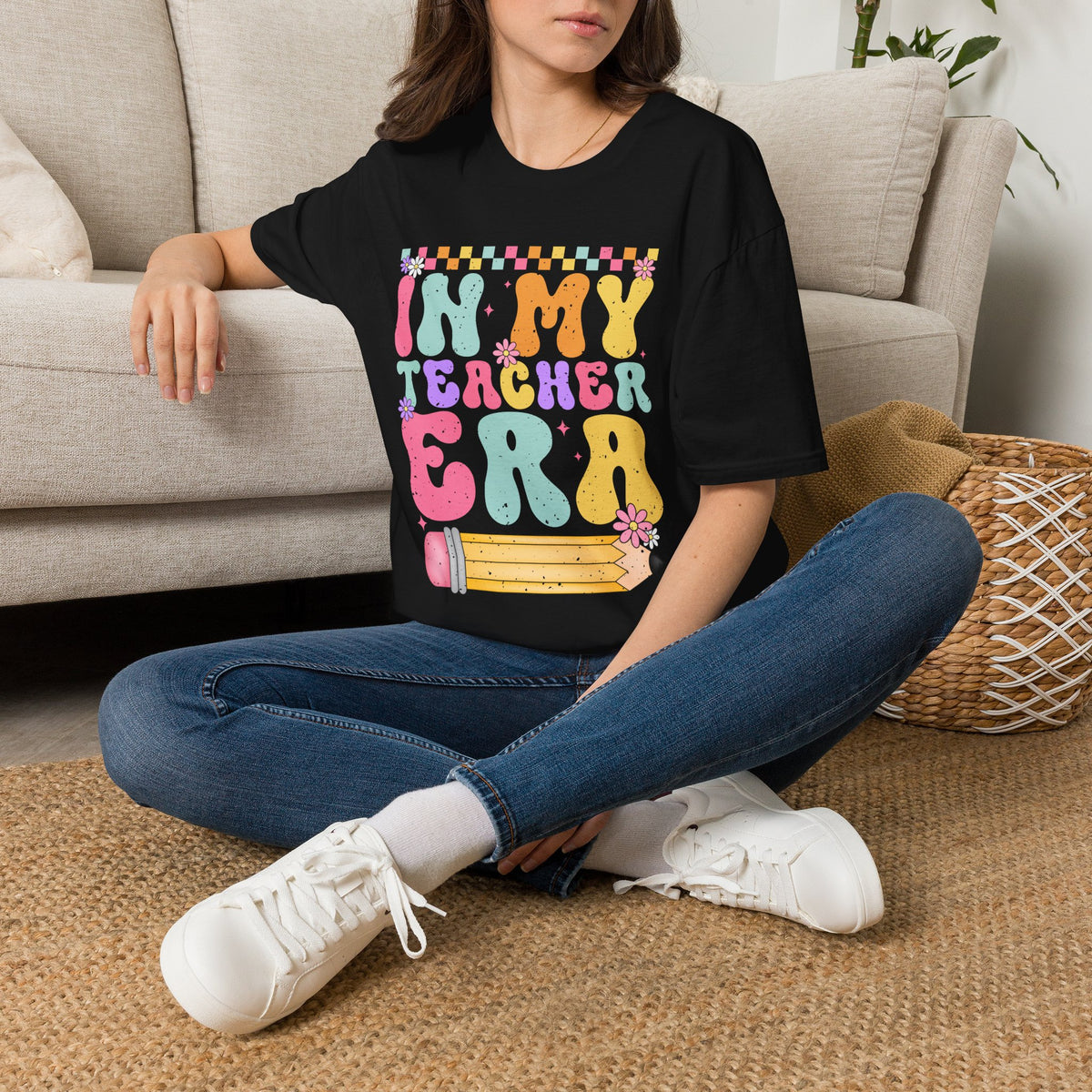 Retro 'In My Teacher Era' Graphic T-Shirt — Cute Teacher Appreciation Tee