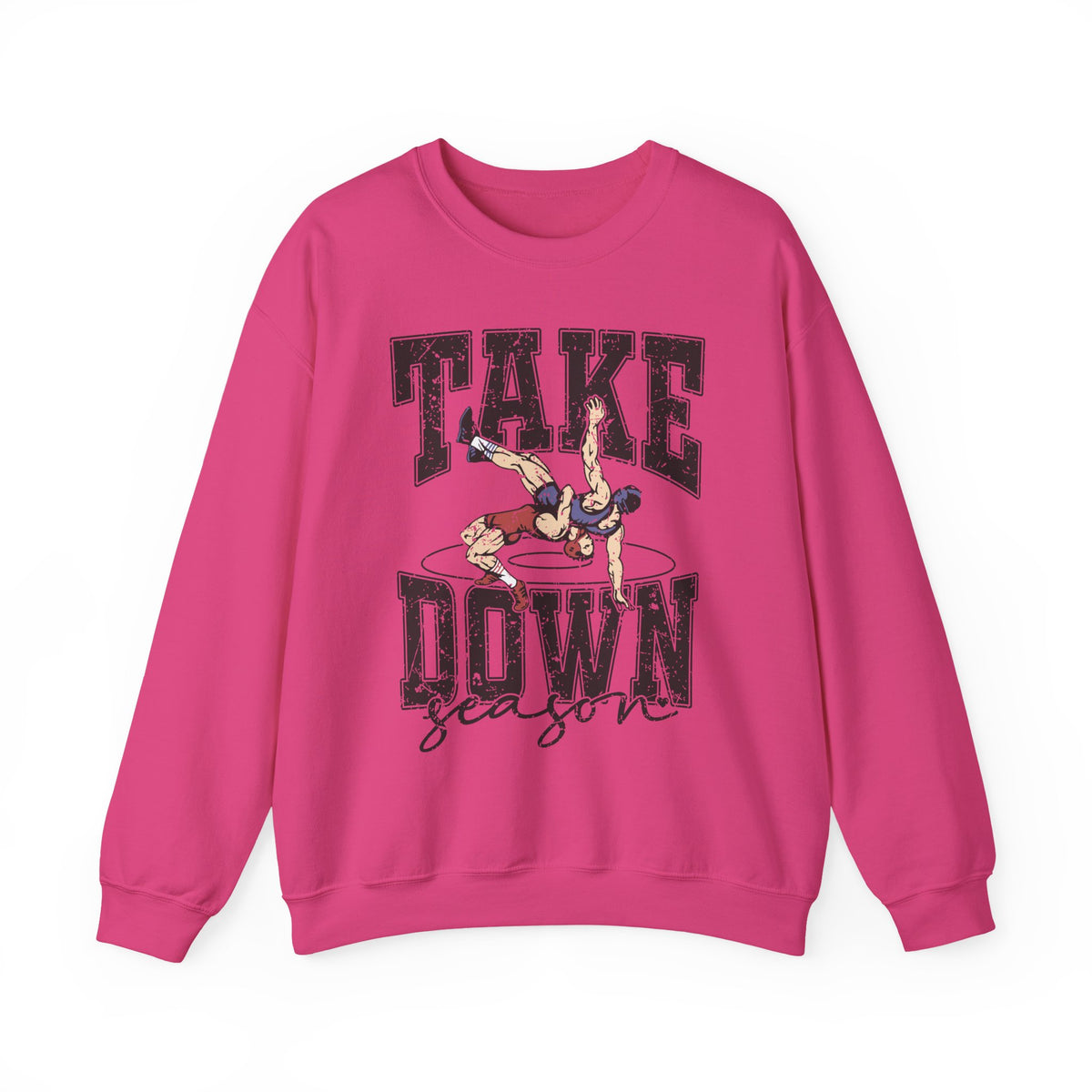 Take Down Season Wrestling Crewneck Sweatshirt