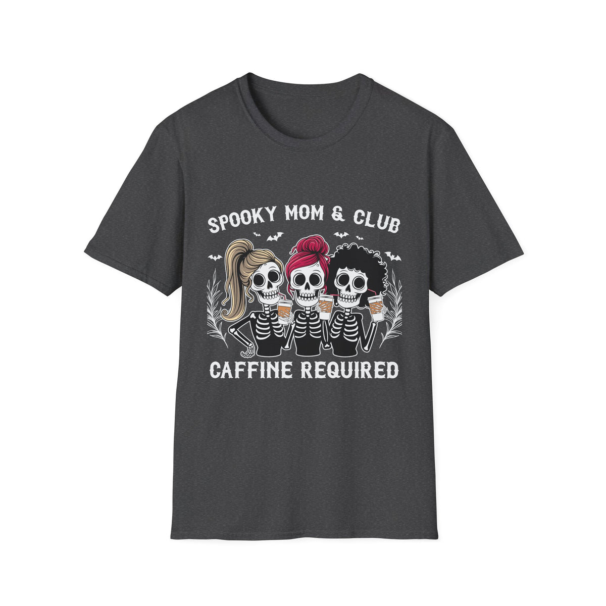 Women’s Skeleton Squad T-Shirt — Best Friends Skull Trio Graphic Tee