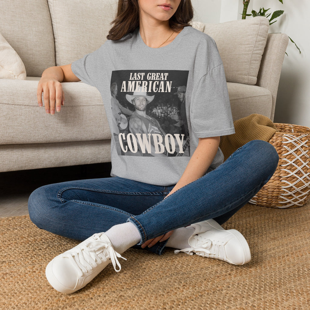 Last Great American Cowboy T-Shirt — Vintage Rodeo Western Graphic Tee