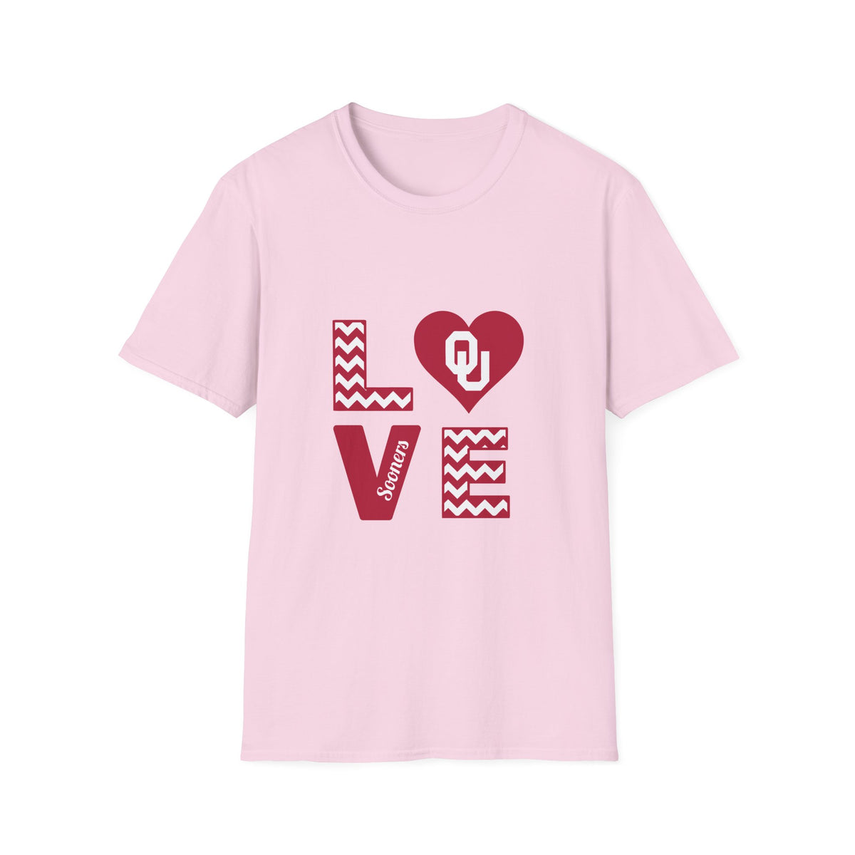 OU Love T-Shirt — Oklahoma Sooners Heart Love Tee