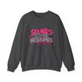 Crewneck Sweatshirt — “Sounds Like My Heartbreak Problem” Pink Leopard Graphic