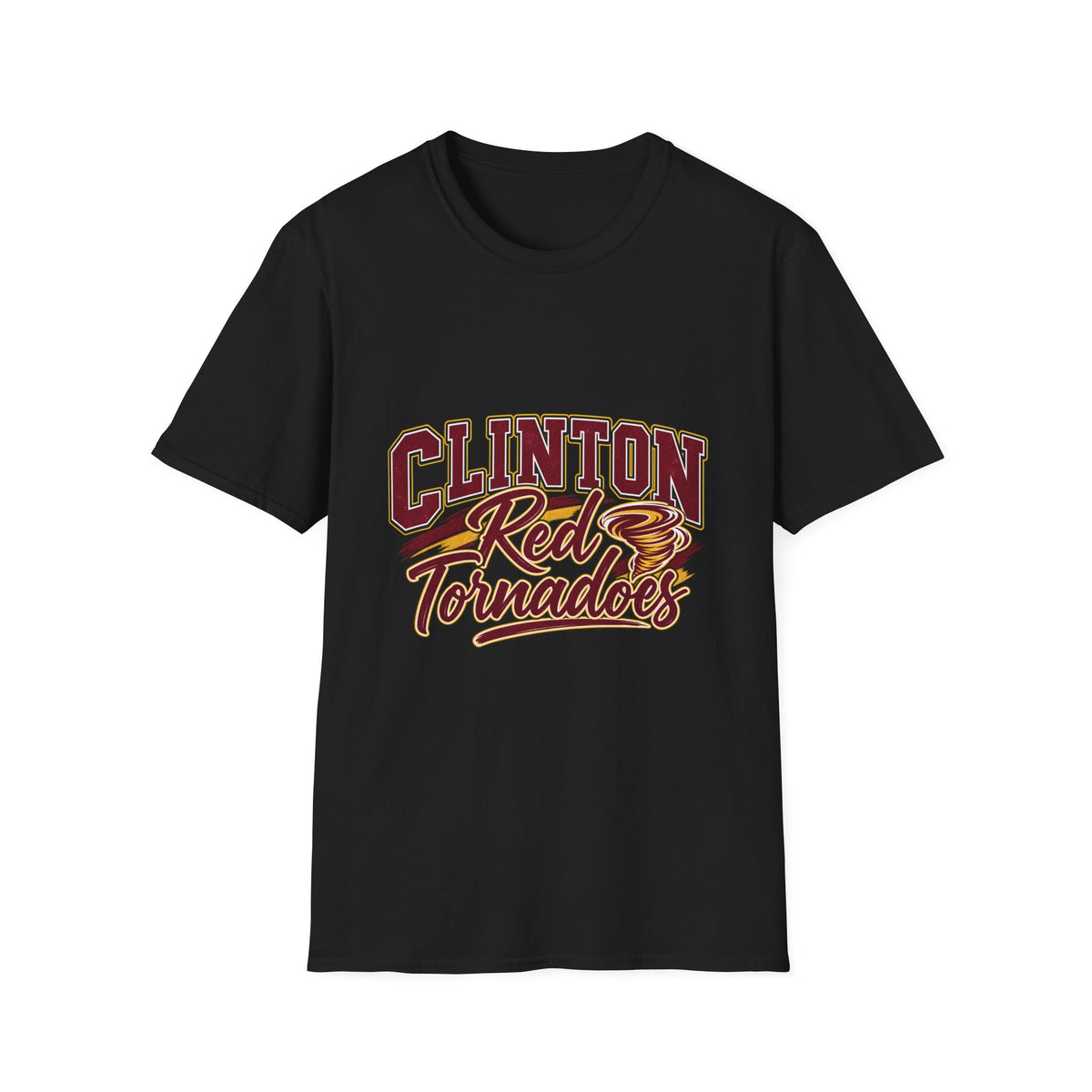 Clinton Red Tornadoes T-Shirt — Retro School Spirit Tee