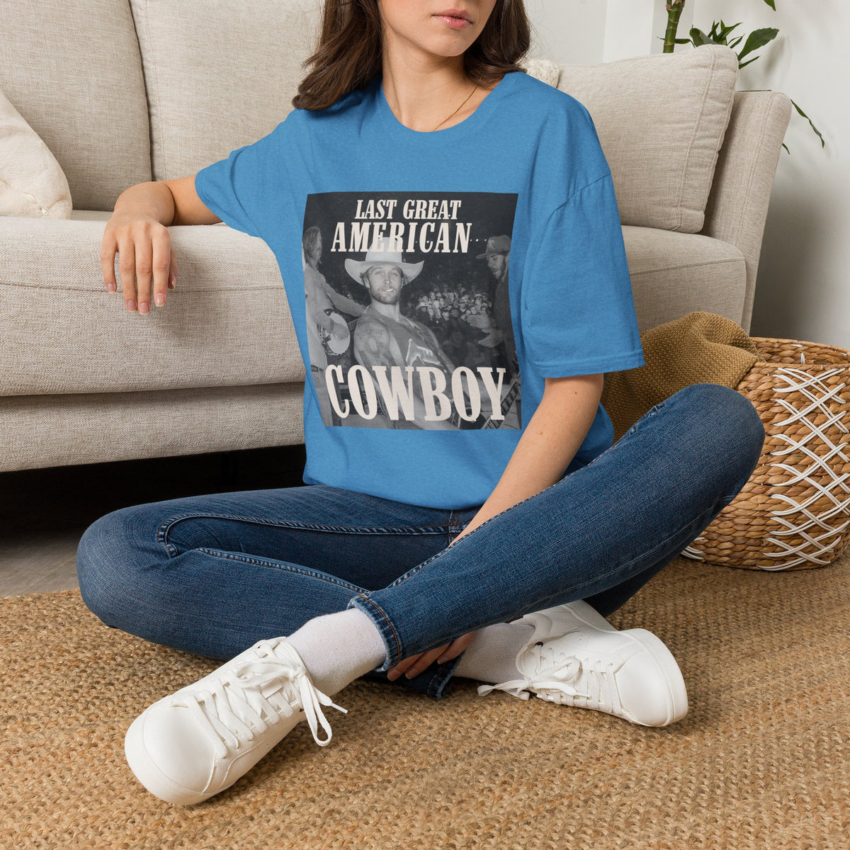 Last Great American Cowboy T-Shirt — Vintage Rodeo Western Graphic Tee