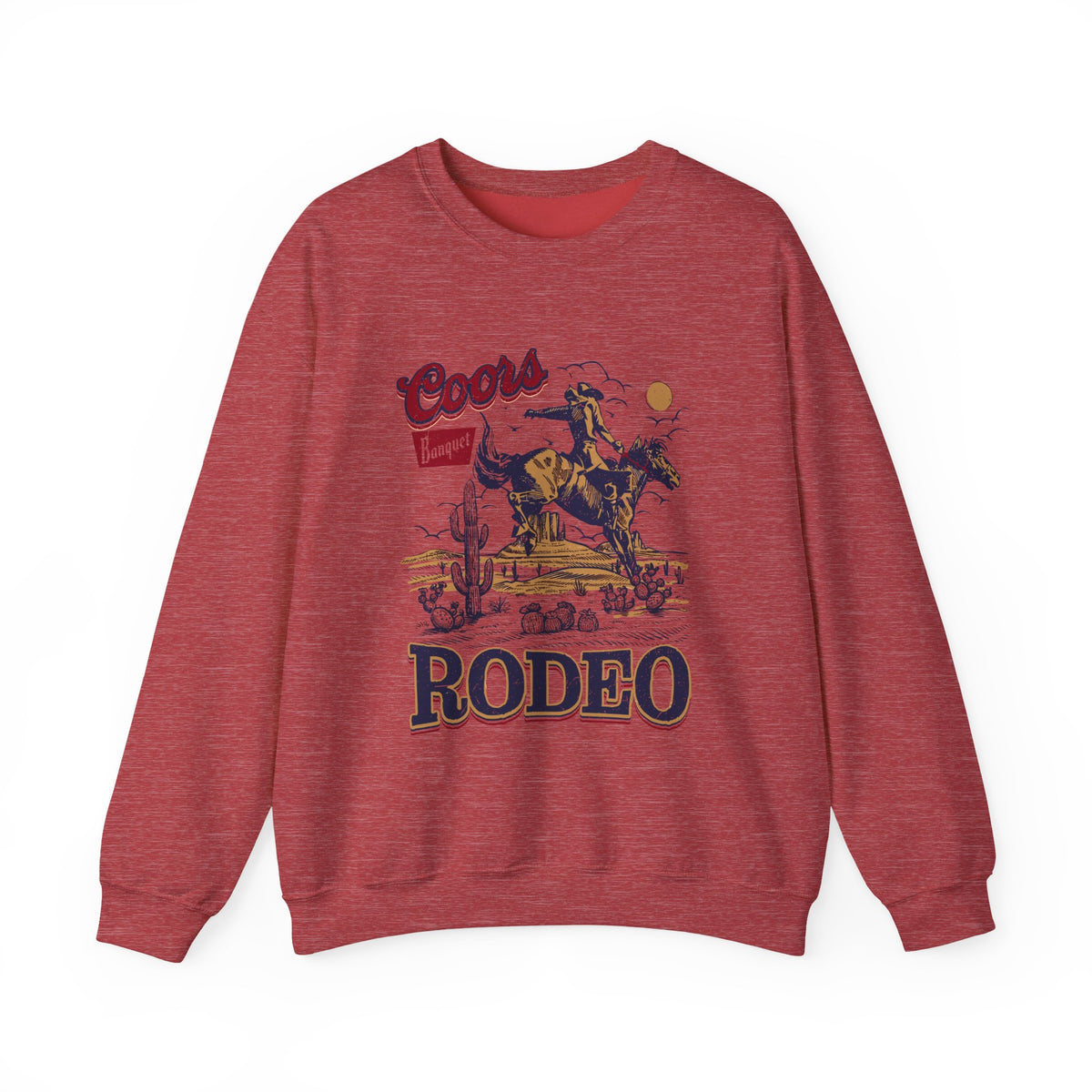 Rodeo Cowboy Sweatshirt — Coors Rodeo Vintage Western Pullover