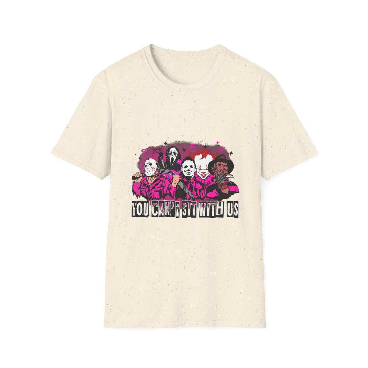 Horror Icons T-Shirt — 'You Can't Scare Me' Graphic Tee