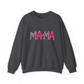 Mama Leopard Print Pink Crewneck Sweatshirt