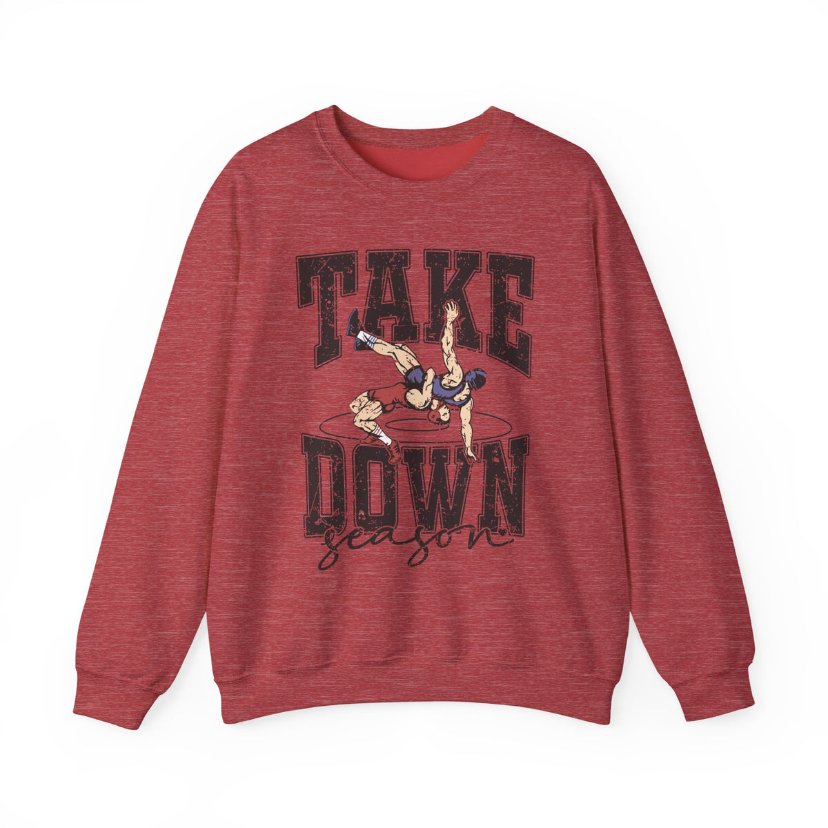 Take Down Season Wrestling Crewneck Sweatshirt