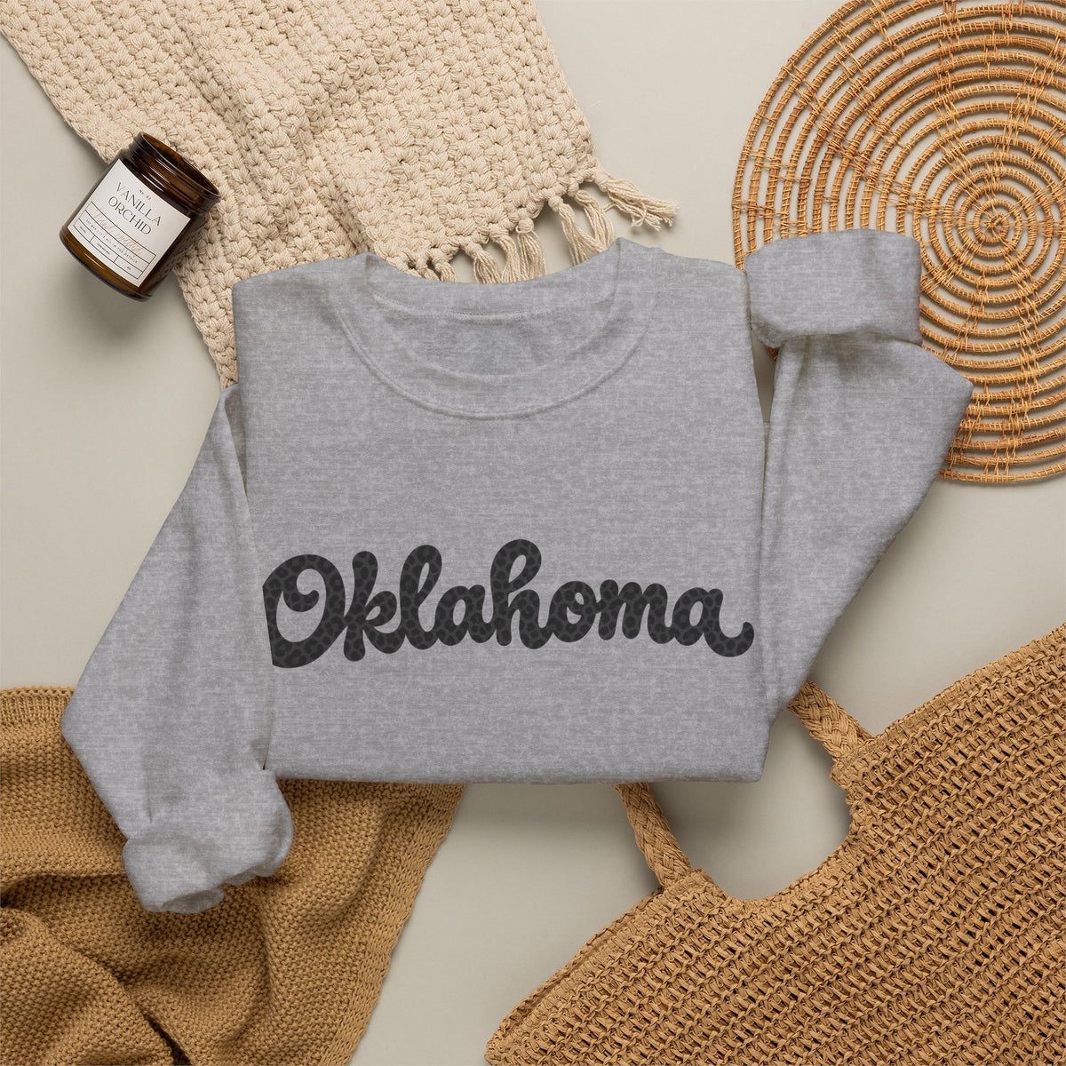 Oklahoma Script Crewneck Sweatshirt