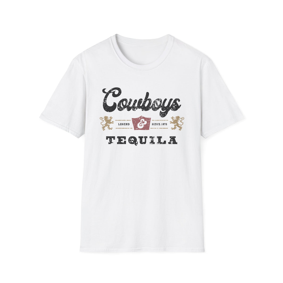 Cowboys & Tequila T-Shirt — Vintage Western Graphic Tee