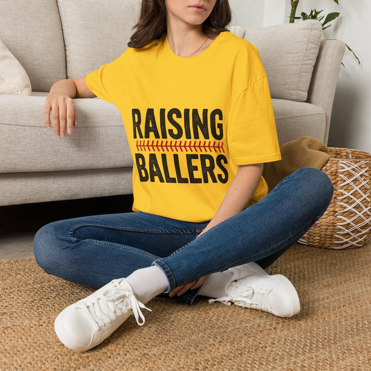 Raising Ballers T-Shirt — Baseball Mom/Dad Youth Sports Tee