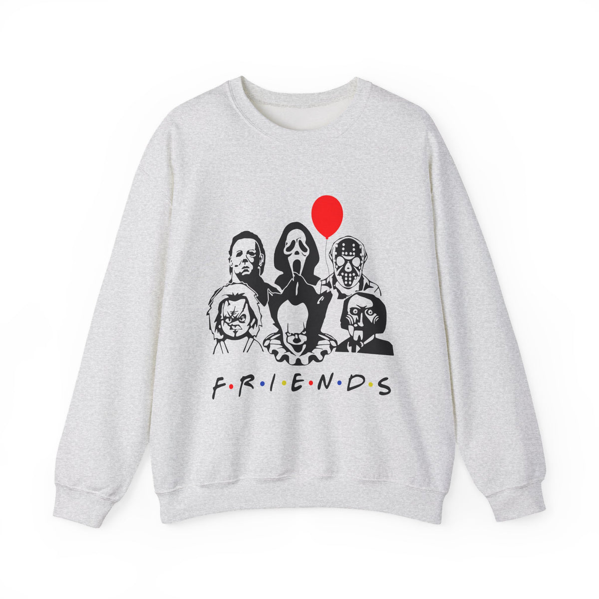 Horror Movie Characters "F.R.I.E.N.D.S" Crewneck Sweatshirt