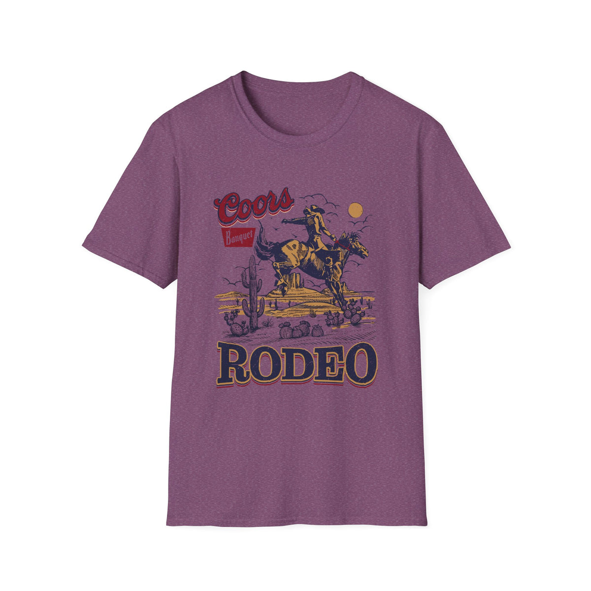 Rodeo Coors Banquet Graphic T-Shirt — Vintage Cowboy Western Tee