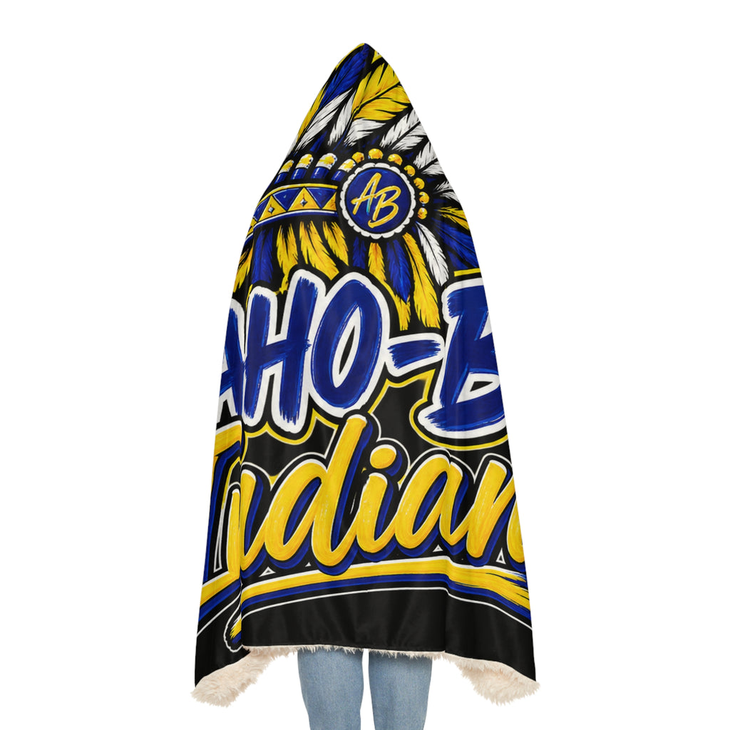 Arapaho-Butler Indians Snuggle Blanket - Team Logo Hooded Throw