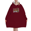 Adult Blanket Hoodie Clinton Wrestling