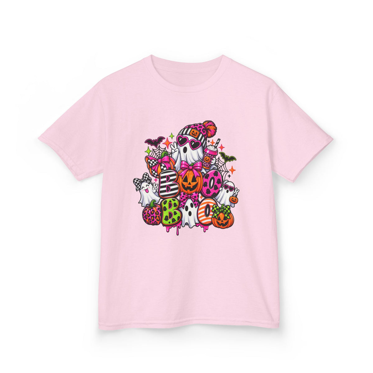 Kids Halloween Ghosts & Pumpkins T-Shirt — Cute Spooky Trick-or-Treat Tee