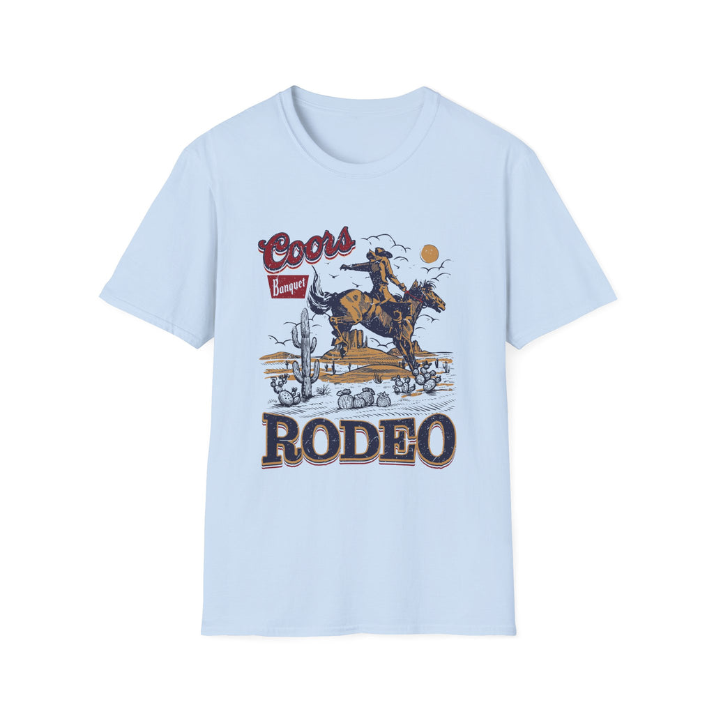 Rodeo Coors Banquet Graphic T-Shirt — Vintage Cowboy Western Tee