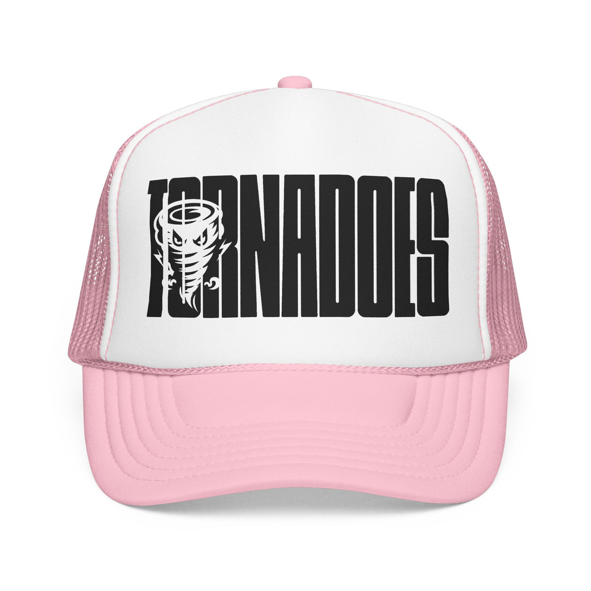 Tornado Trucker Hat — Vintage Storm Logo Foam Cap