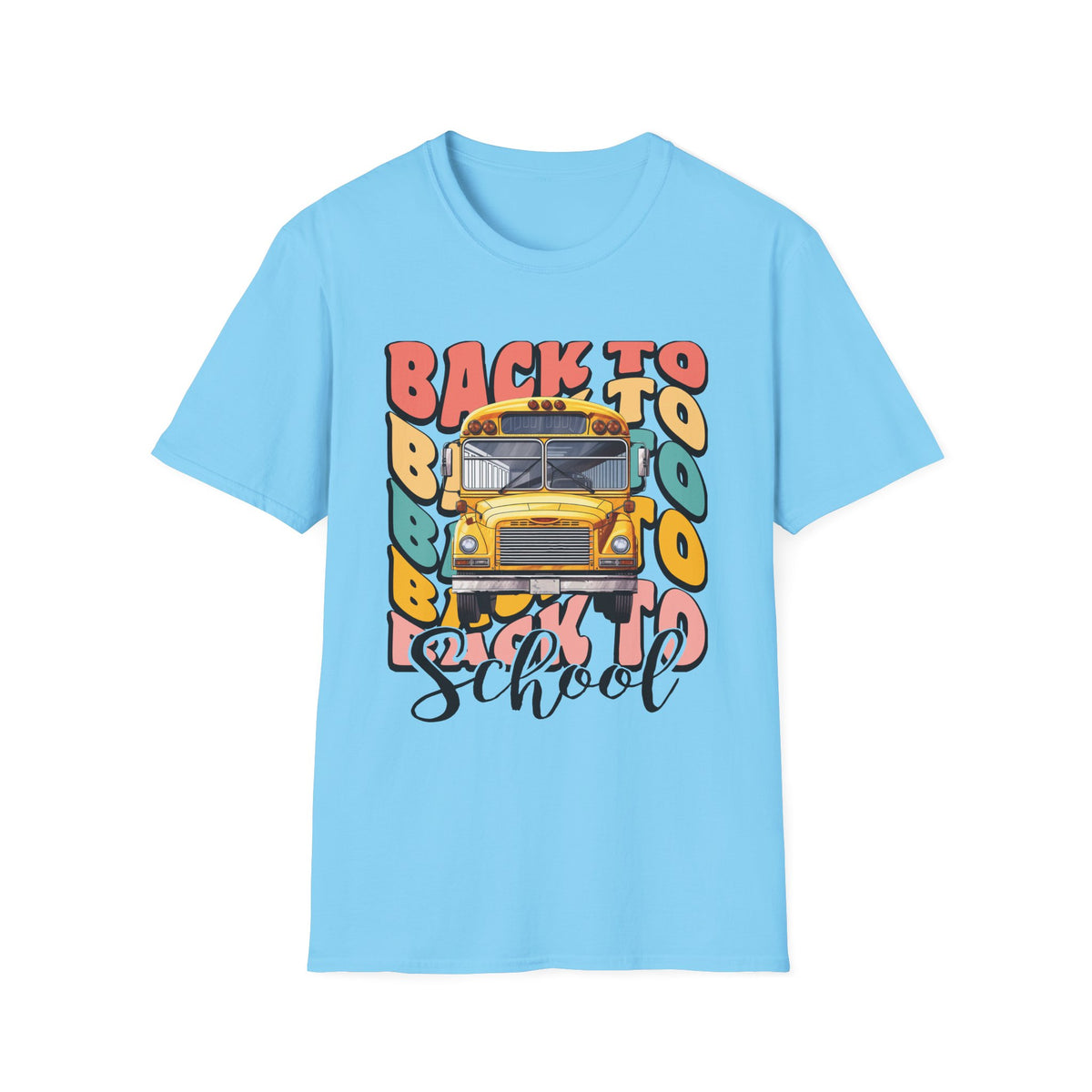 Back to School Bus T-Shirt — Vintage Yellow School Bus Graphic Tee