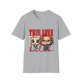 True Love Horror Couple T-Shirt — Cute Chibi Chucky & Tiffany Graphic Tee