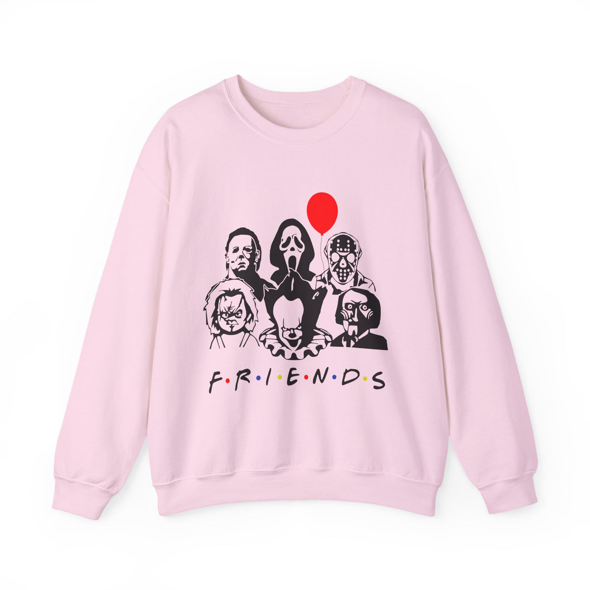 Horror Movie Characters "F.R.I.E.N.D.S" Crewneck Sweatshirt