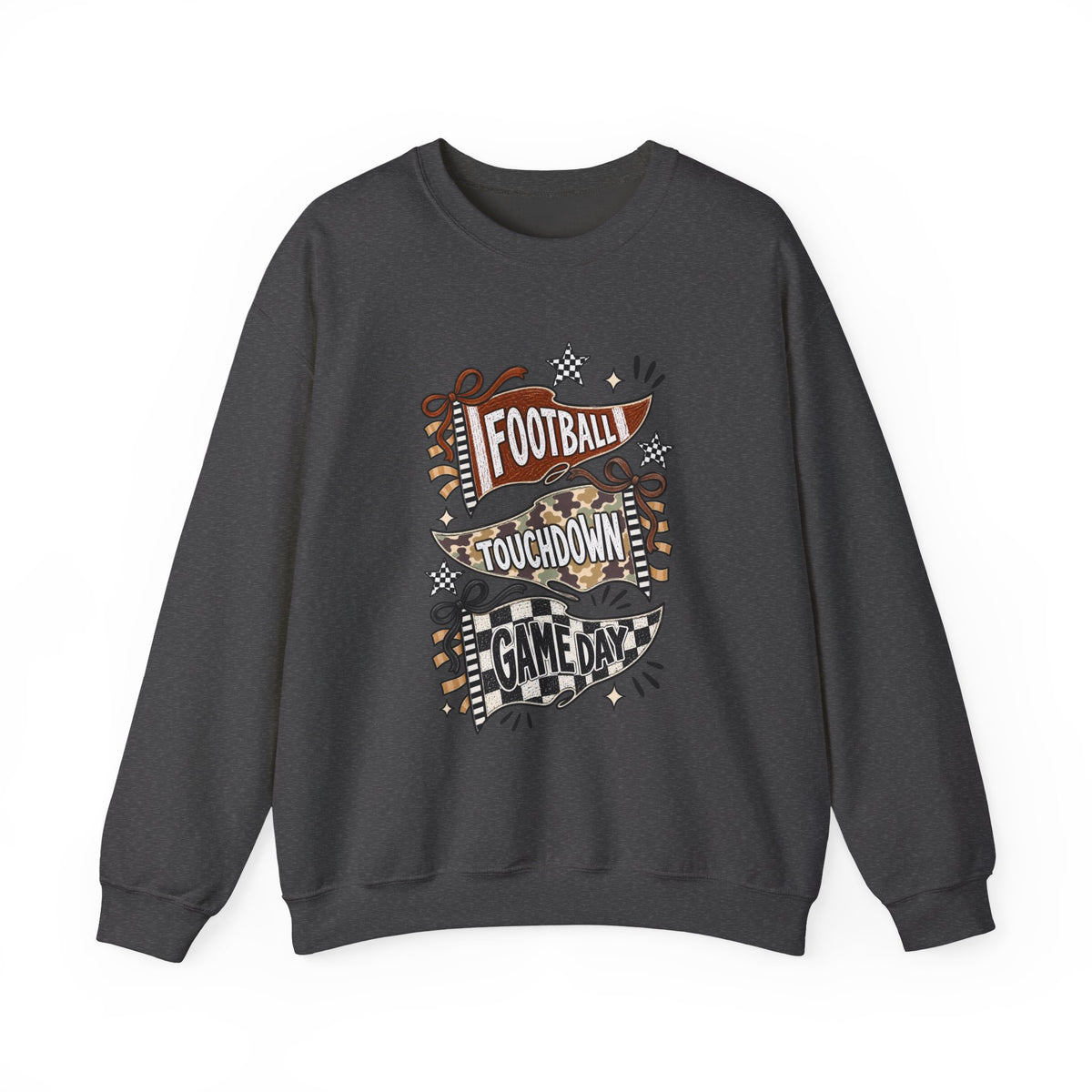 Football Touchdown Game Day Crewneck Sweatshirt