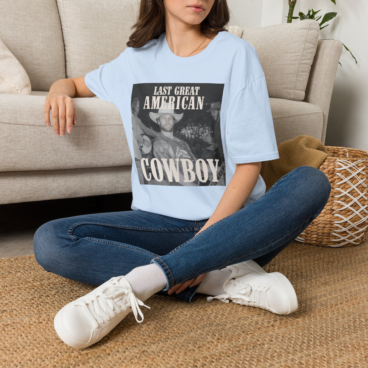 Last Great American Cowboy T-Shirt — Vintage Rodeo Western Graphic Tee