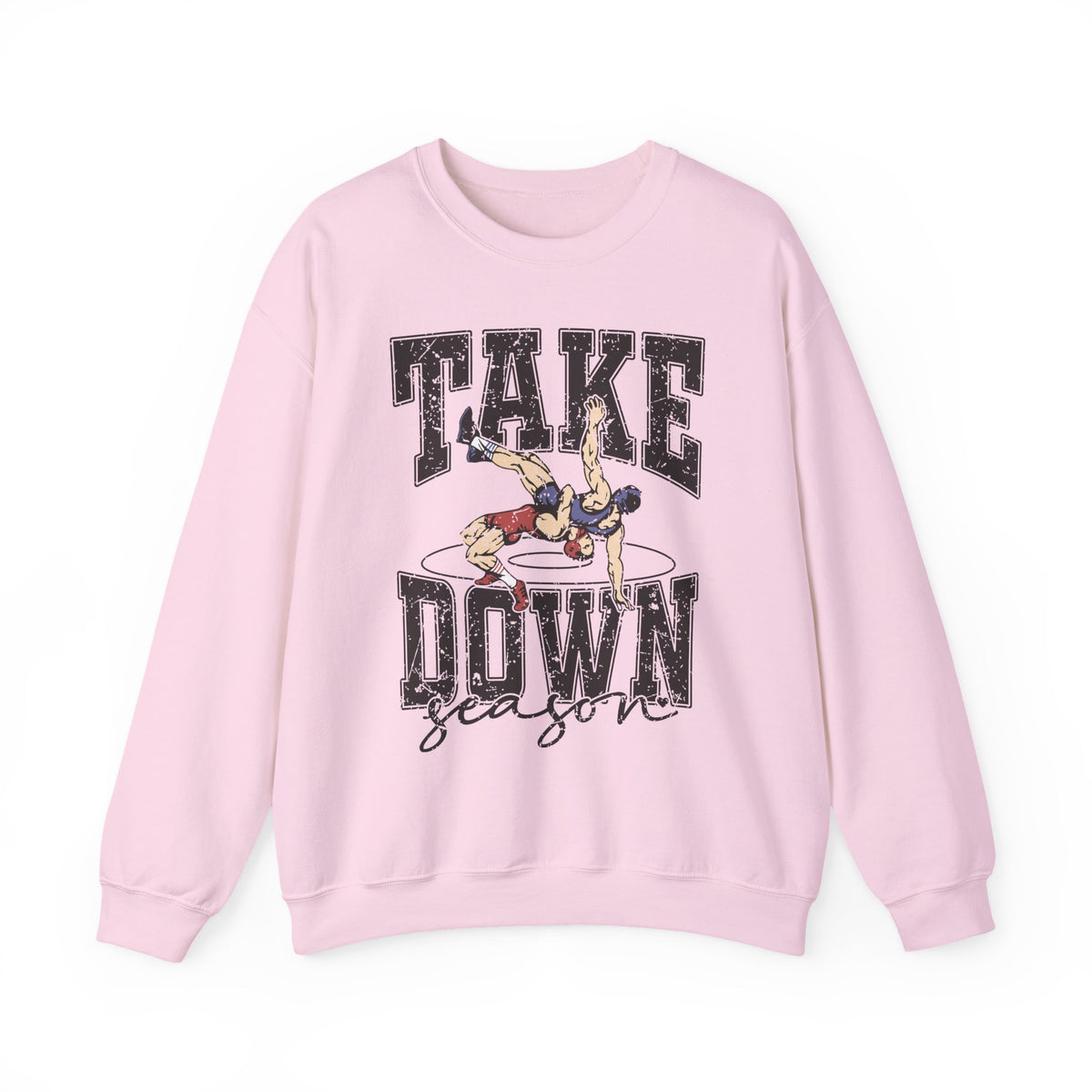 Take Down Season Wrestling Crewneck Sweatshirt
