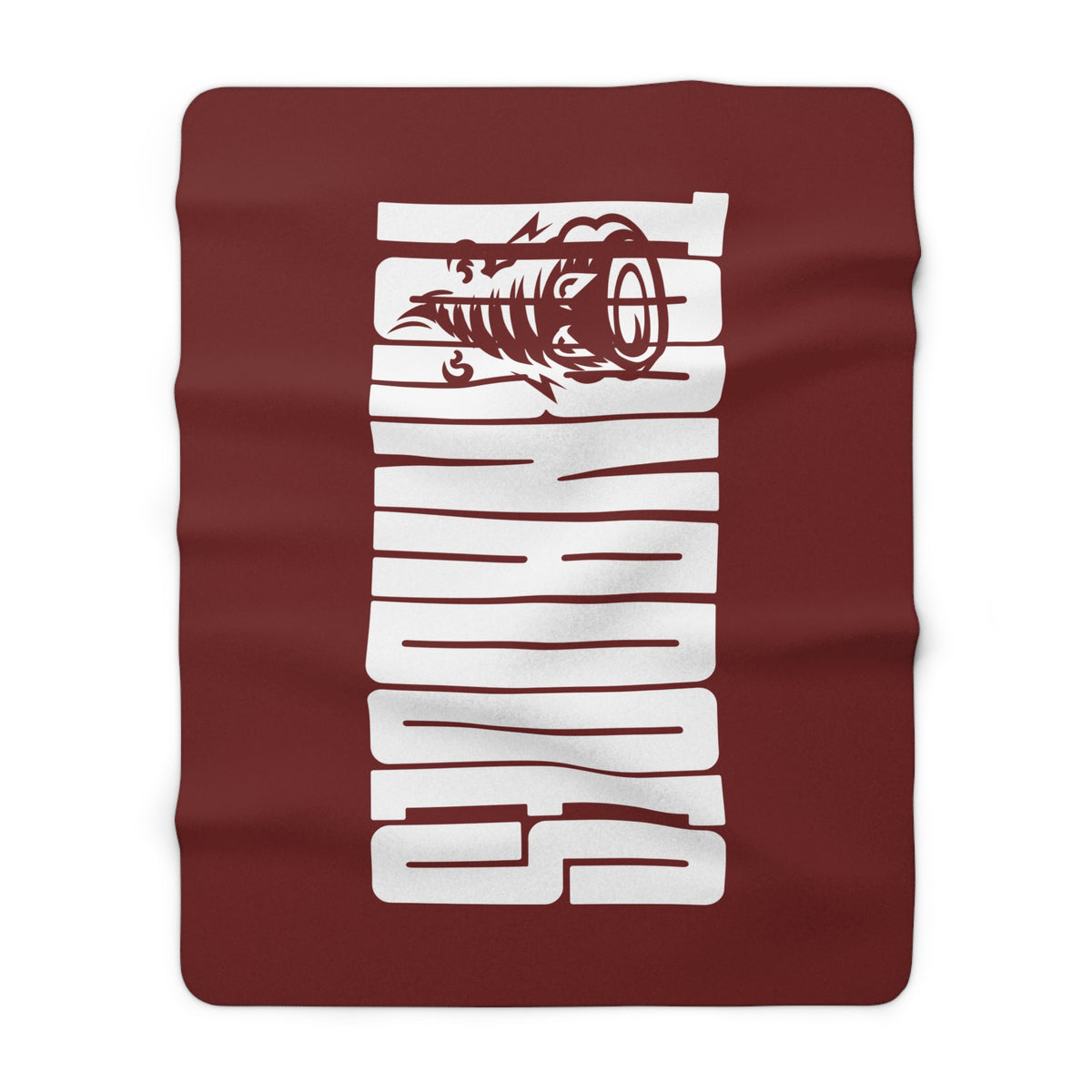 Sherpas Vertical Logo Sherpa Fleece Blanket – Cozy Team-Inspired Throw