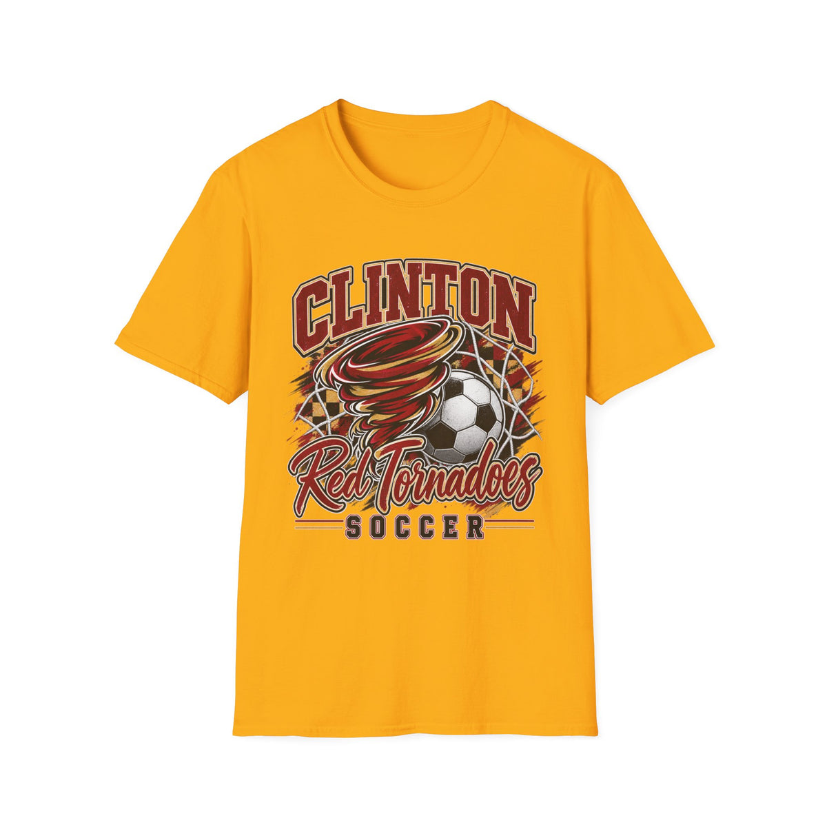 Clinton Red Tornados Soccer T-Shirt