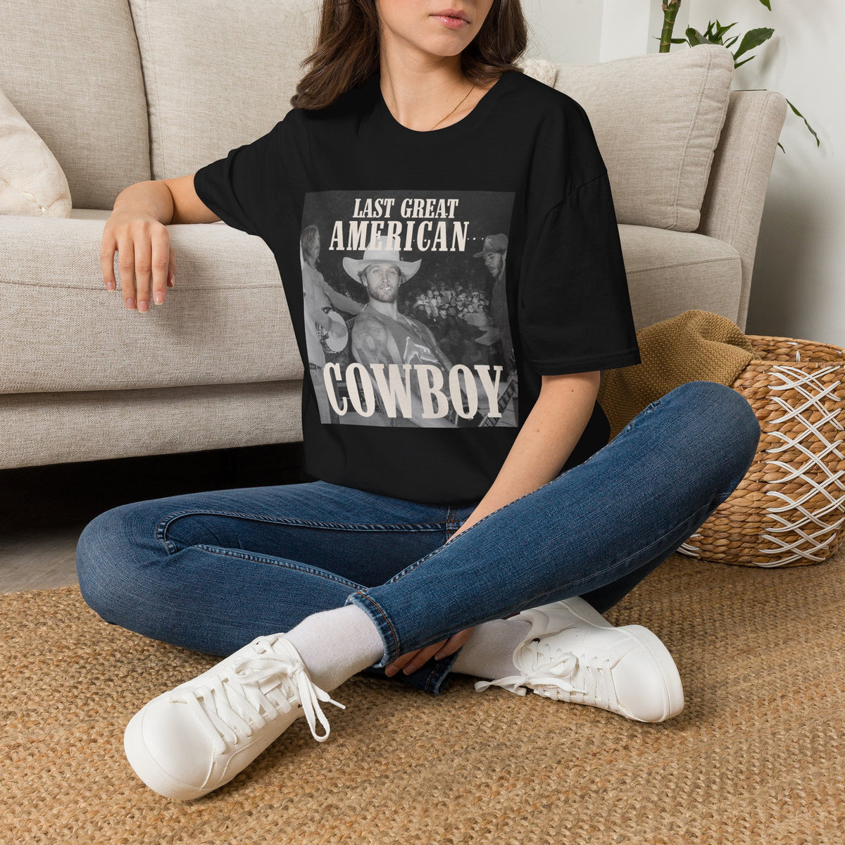 Last Great American Cowboy T-Shirt — Vintage Rodeo Western Graphic Tee