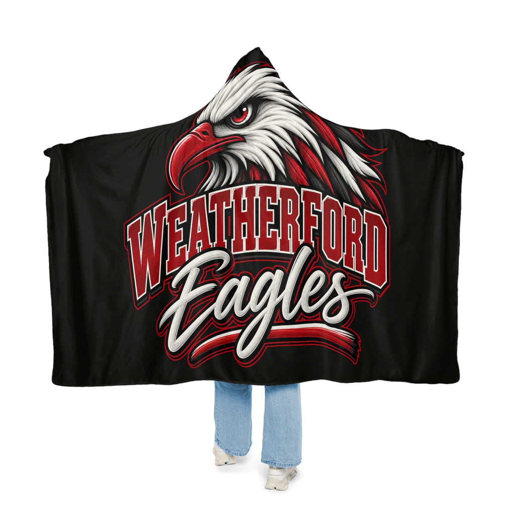 Weatherford Eagles Hooded Snuggle Blanket
