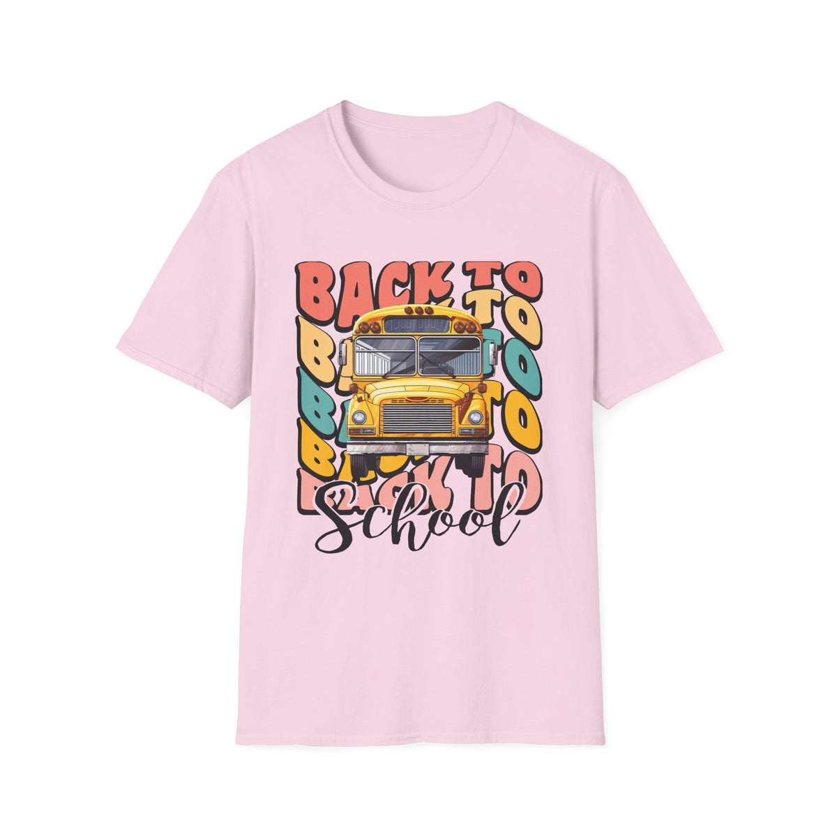 Back to School Bus T-Shirt — Vintage Yellow School Bus Graphic Tee