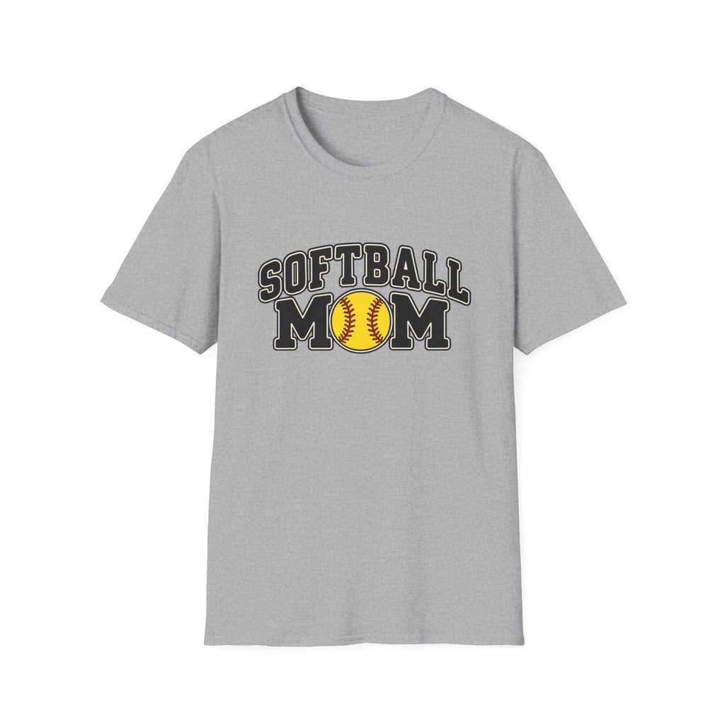 Softball Mom T-Shirt — Vintage Team Spirit Softball Tee