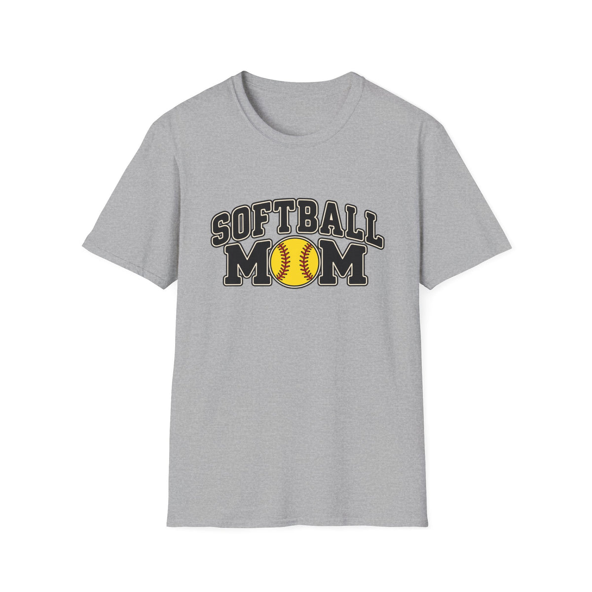 Softball Mom T-Shirt — Vintage Team Spirit Softball Tee