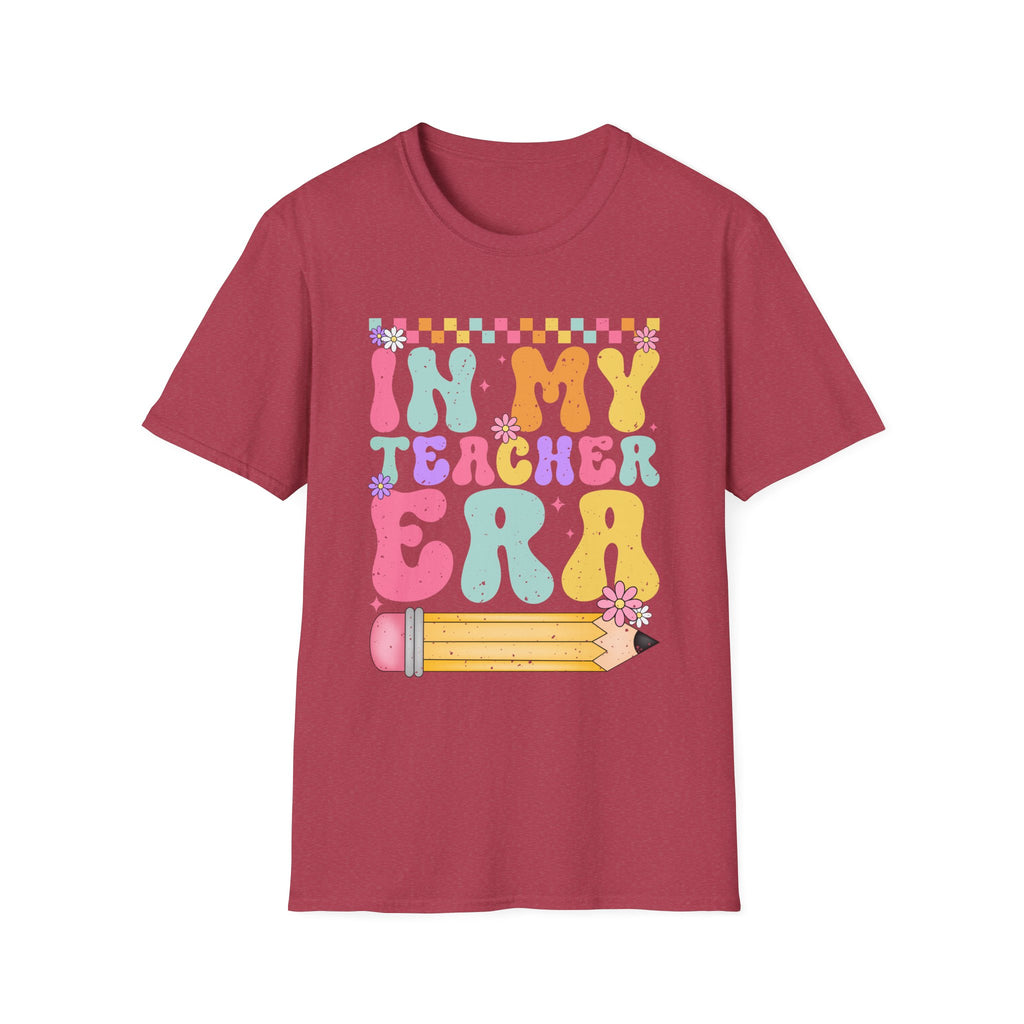 Retro 'In My Teacher Era' Graphic T-Shirt — Cute Teacher Appreciation Tee