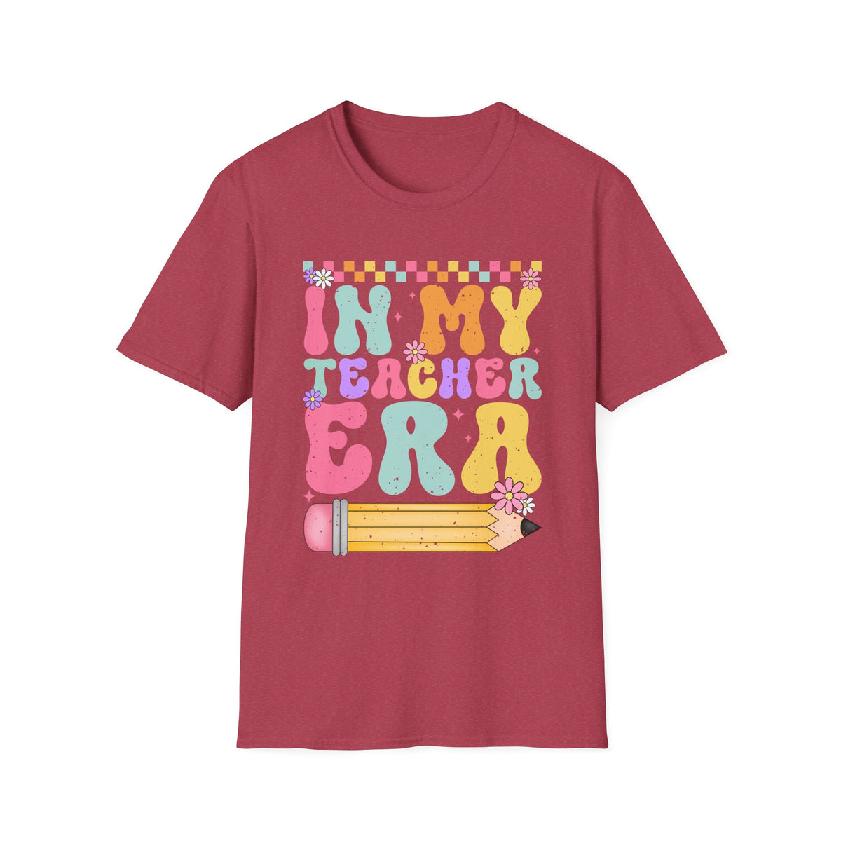 Retro 'In My Teacher Era' Graphic T-Shirt — Cute Teacher Appreciation Tee