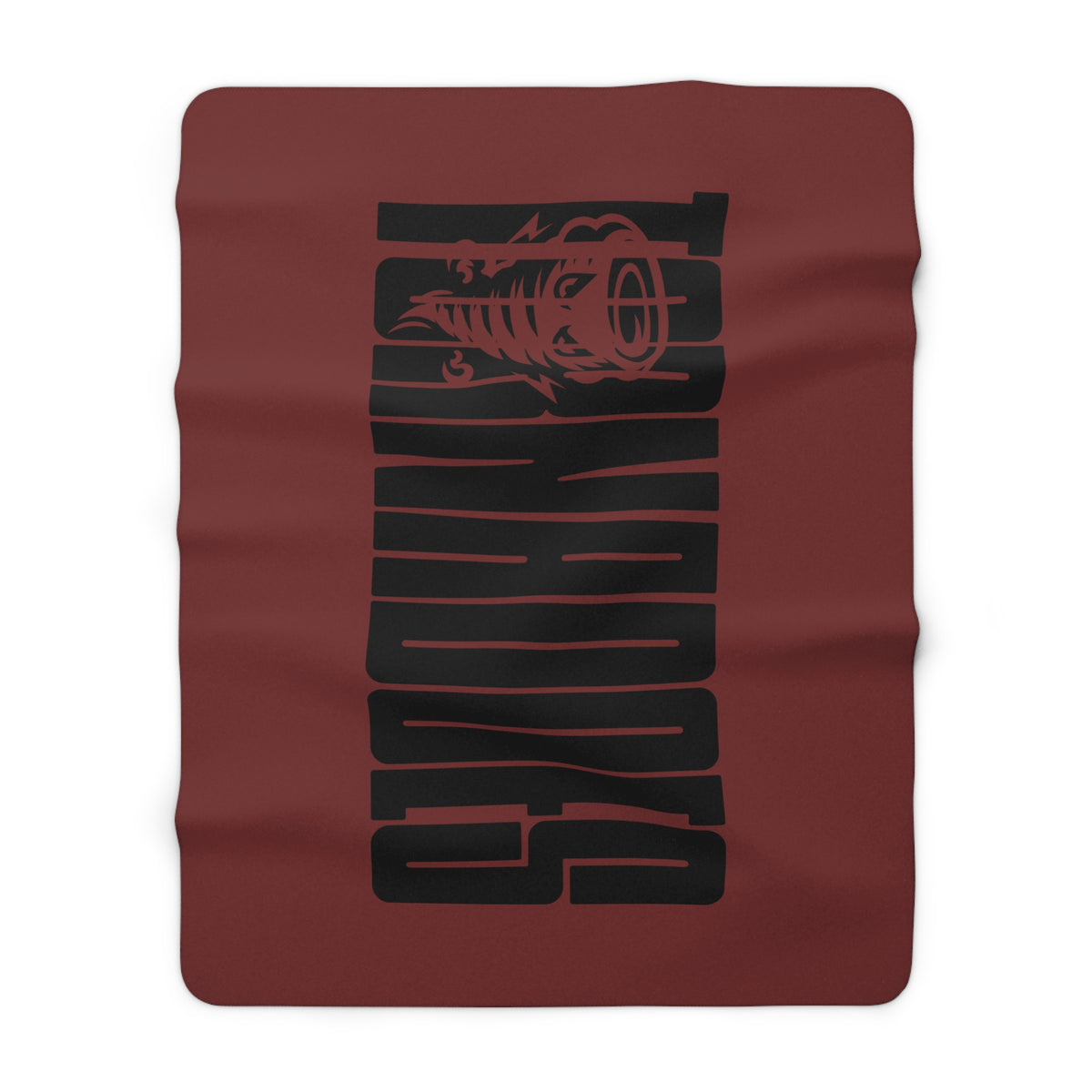 Gronkowski Vertical Logo Sherpa Fleece Blanket — Cozy NFL Fan Throw