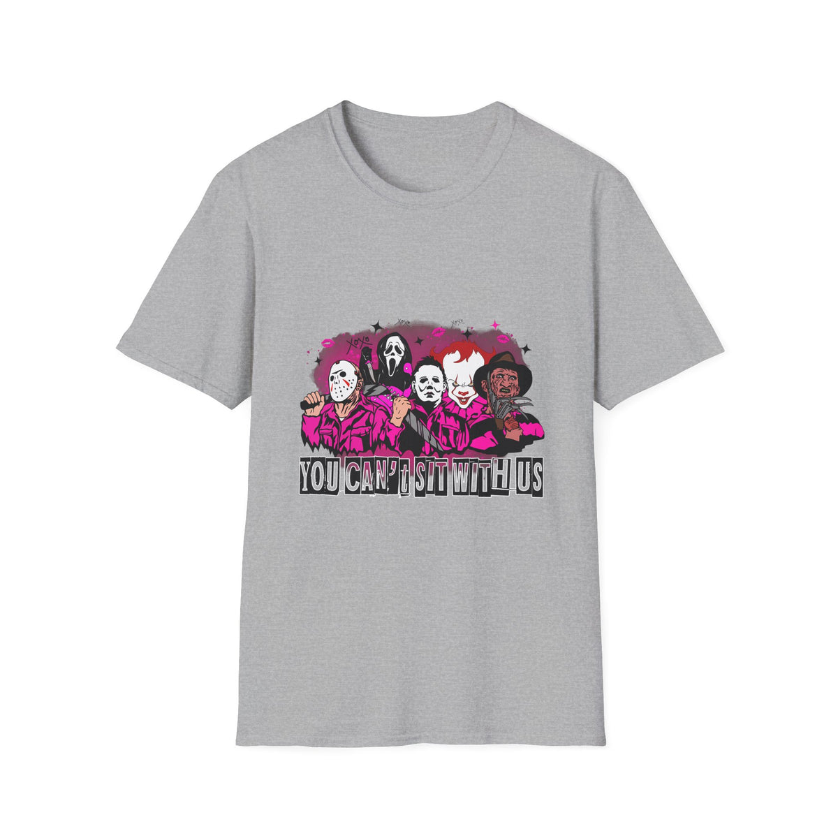 Horror Icons T-Shirt — 'You Can't Scare Me' Graphic Tee
